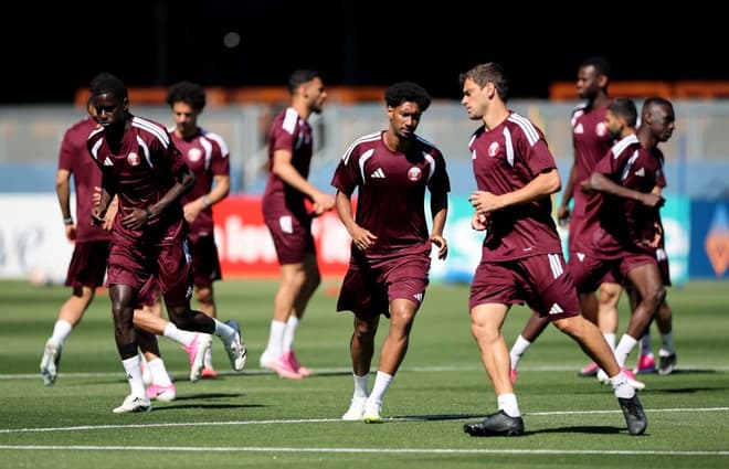 Catar treinamento (Photo by ALEX GRIMM / GETTY IMAGES NORTH AMERICA / Getty Images via AFP)