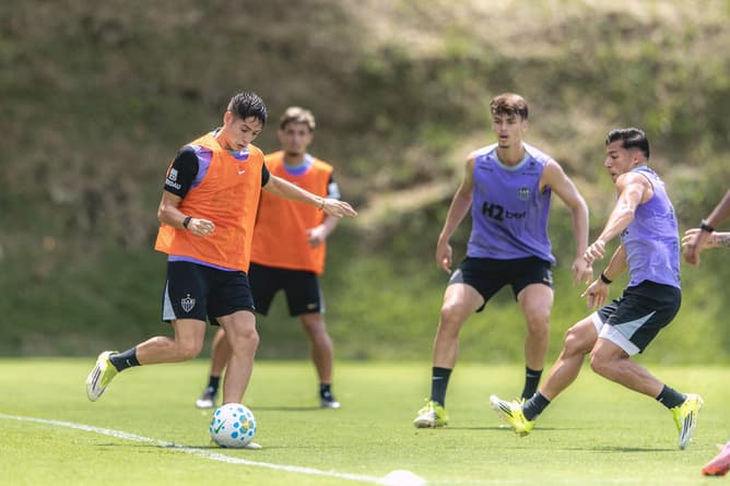 finalizou preparação para enfrentar o cap  (Foto: Paulo Henrique França / Atlético)