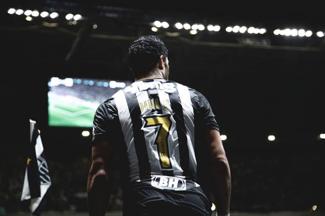 Atlético faz homenagem para Hulk na Arena MRV (Pedro Souza / Atlético