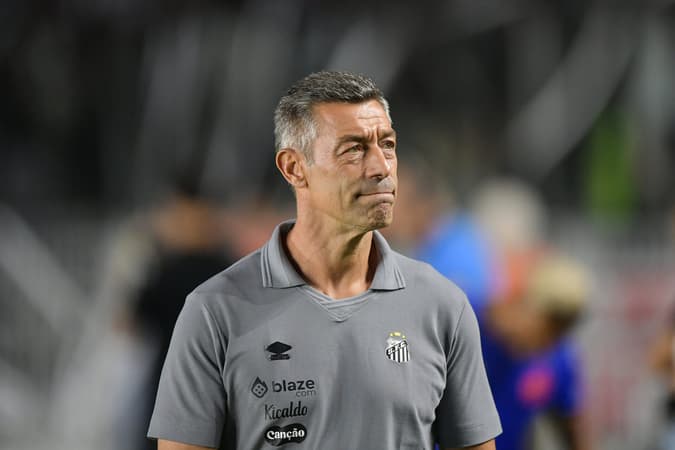 Pedro Caixinha - Vasco x Santos - Brasileirão