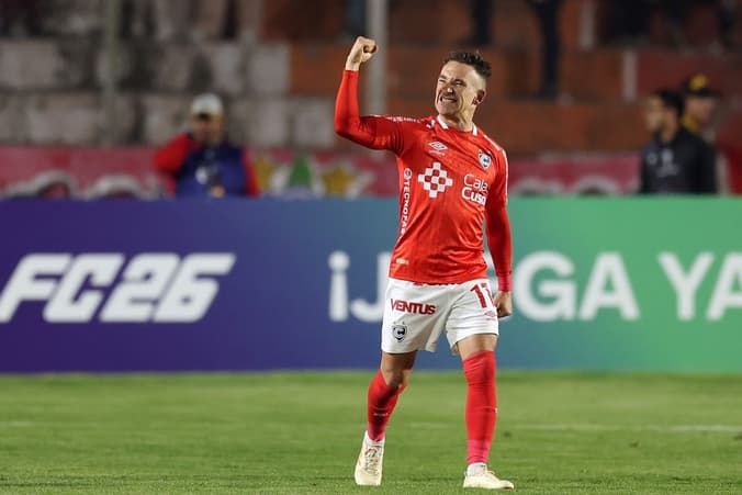 Bandiera comemora gol (Photo by Miguel Marruffo / AFP)