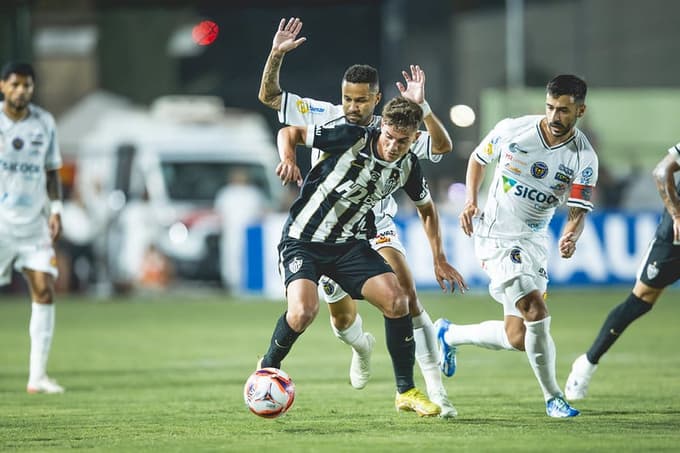 Natanael em North x Atlético (Foto: Pedro Souza / Atlético)