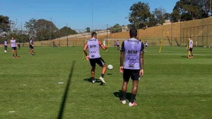 treino aberto Atlético (Foto: Pedro Souza /Atlético)