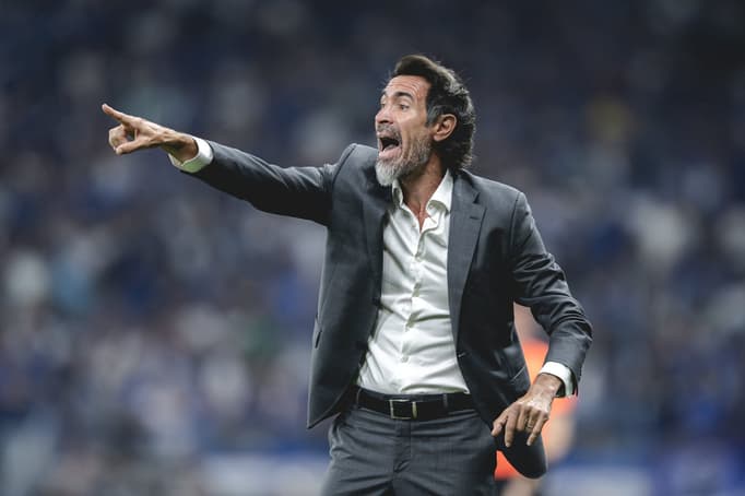 Domínguez contra o Cruzeiro (Foto: Pedro Souza / Atlético)