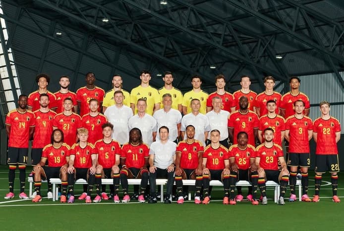 Bélgica (reprodução Instagram seleção Belga)