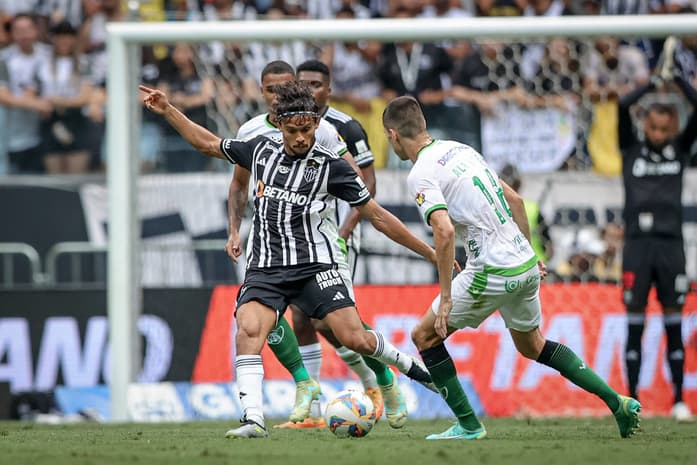 Gustavo Scarpa e Atlético x América 2024 (Foto: Pedro Souza / Atlético)