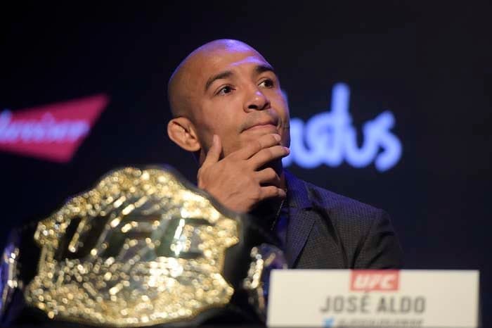 José Aldo participou de coletiva de imprensa do UFC Rio