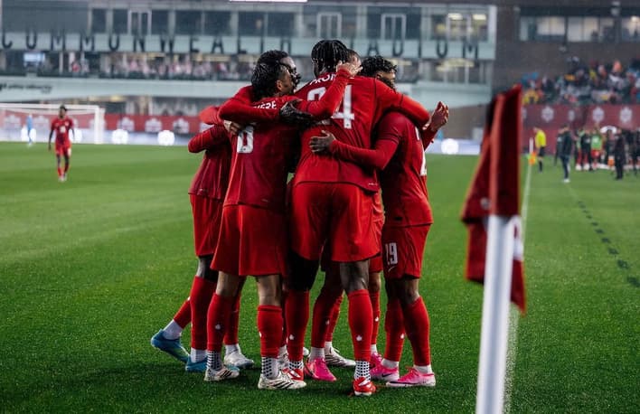 Seleção Canadá (reprodução Instagram seleção)
