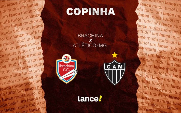 Ibrachina x Atlético (Foto: Arte Lance!)