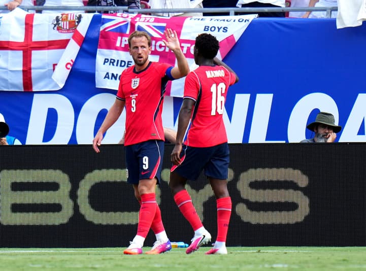 Com gol de Kane, a Inglaterra venceu a Nova Zelândia em amistoso antes da Copa do Mundo (Foto: Rich Storry/Getty Images/AFP)