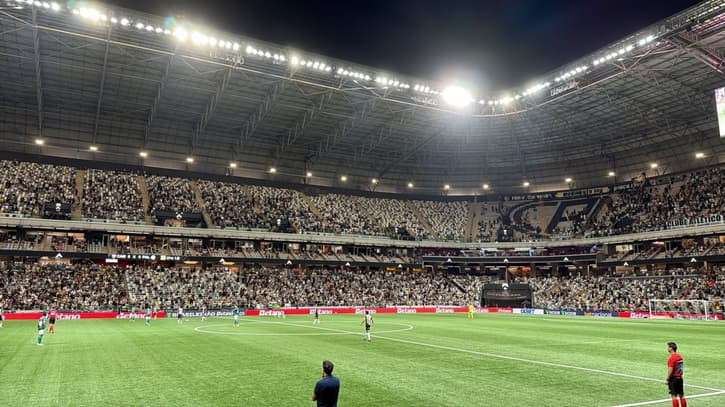 Arena MRV recebe pior público da história contra o Palmeiras (Foto: Luiz Felipe Teixeira)