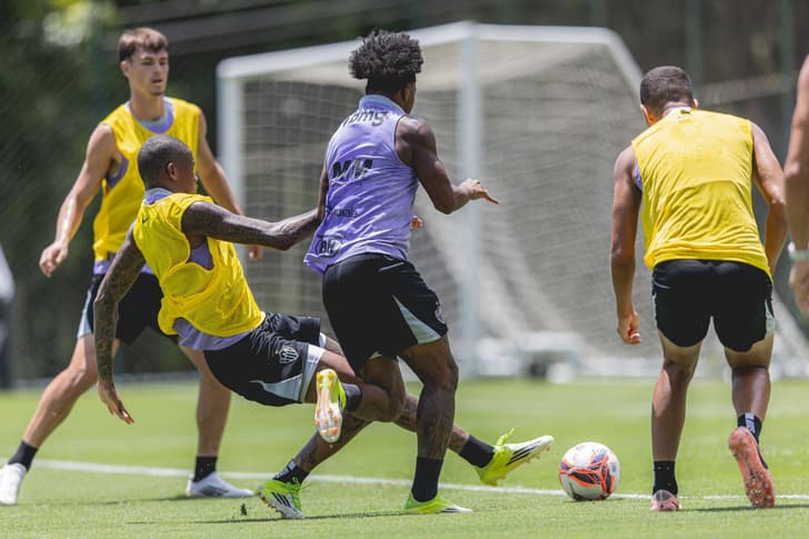 Treinamento do Galo  (Foto: Pedro Souza / Atlético)