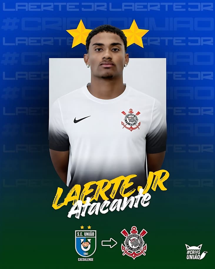 Laerte, atacante, reforço do Timão (Foto: Divulgação)