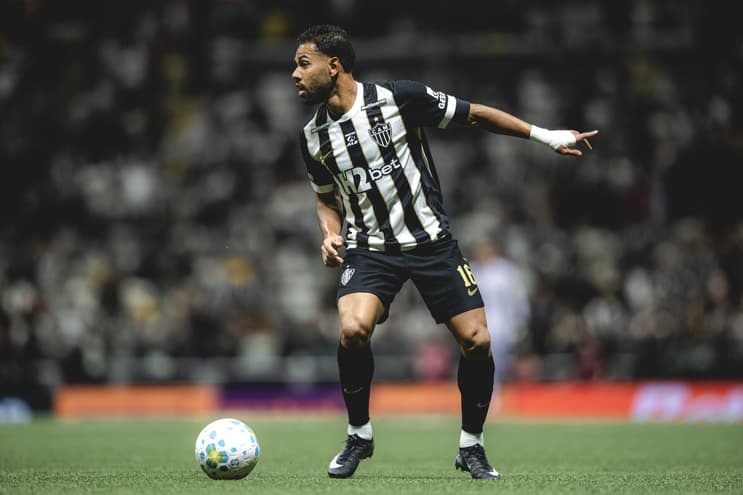 Renan Lodi em Atlético x Mirassol (Foto: Pedro Souza / Atlético)