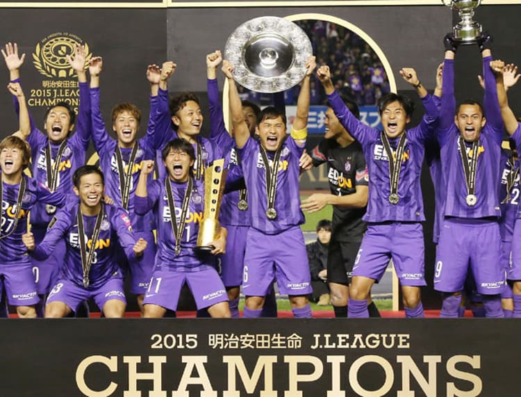 Sanfrecce Hiroshima é o campeão japonês (Foto: Jiji Press / AFP)