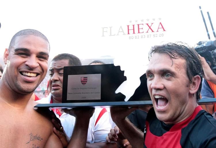 Flamengo 2009 - Adriano e Petkovic