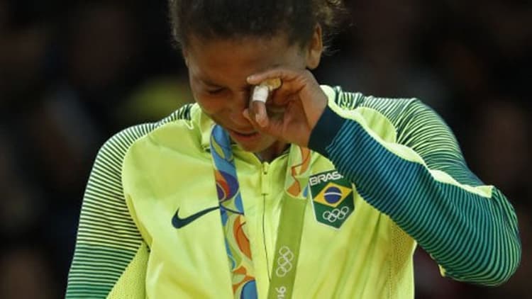 Rafaela Silva foi a primeira medalhista de ouro do Brasil na Rio-2016