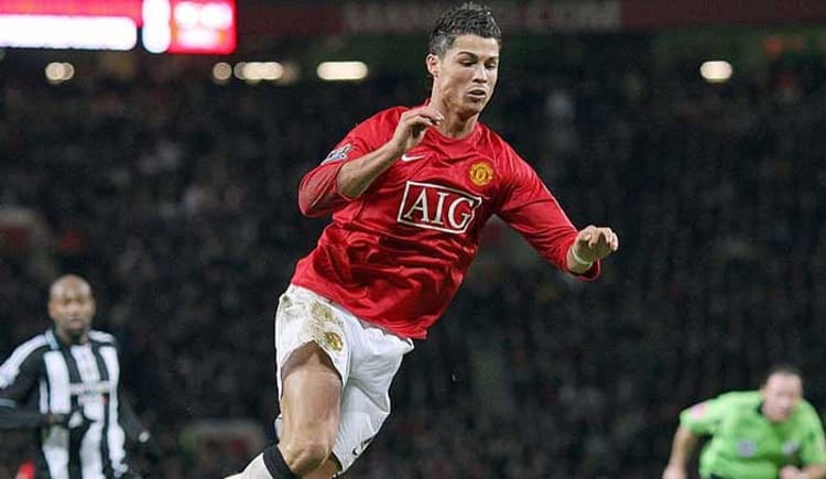 Cristiano Ronaldo - Manchester United em 2008