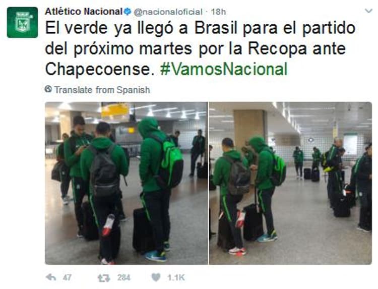 Jogadores chegaram no Brasil na madrugada de domingo
