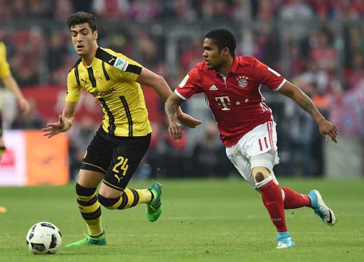 Merino e Douglas Costa - Bayern de Munique x Borussia Dortmund