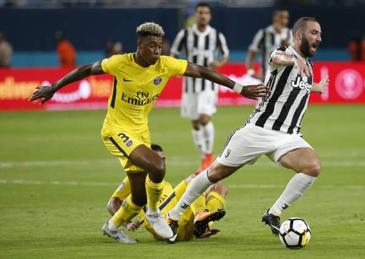 Kimpembe e Higuaín - Juventus x PSG