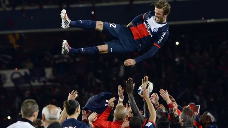 David Beckham - maio de 2013 - PSG x Brest