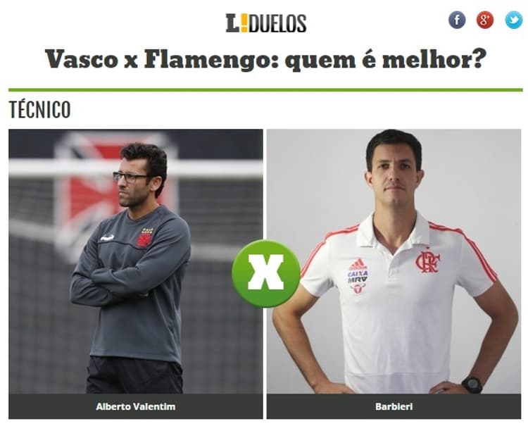 Duelo - Vasco x Flamengo