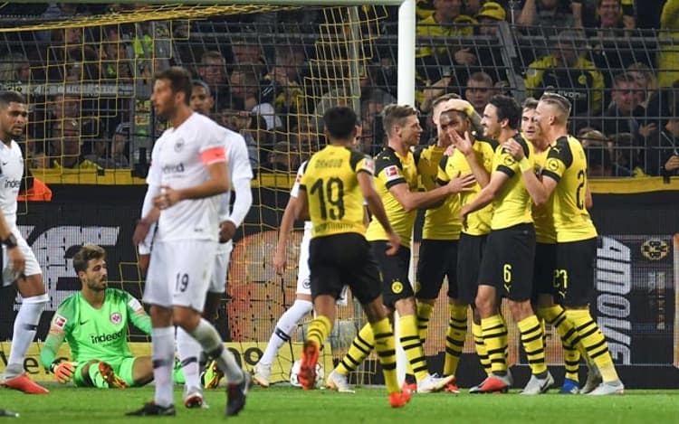 Gol de Diallo - Borussia Dortmund x Eintracht Frankfurt
