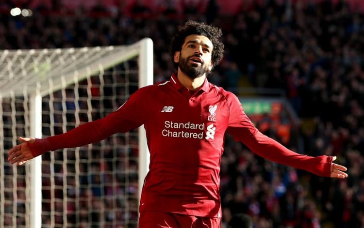 Salah marcou o primeiro gol da partida