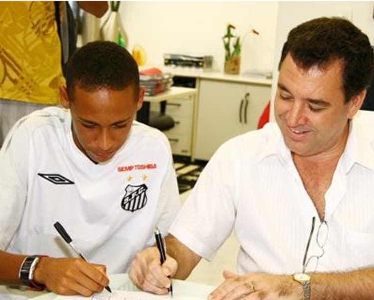 Neymar e Marcelo Teixeira