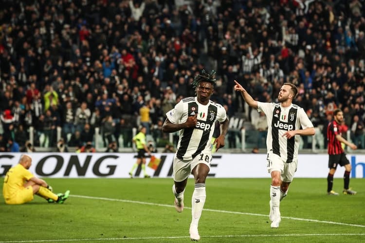 Juventus x Milan - Kean