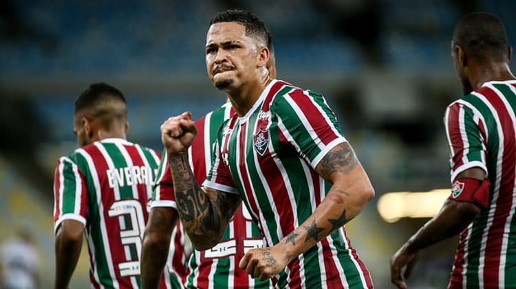 Fluminense x Santa Cruz comemoração Luciano