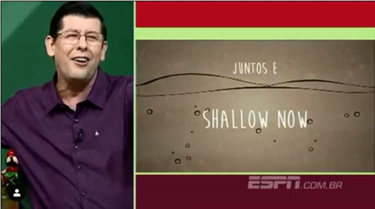 Juntos e Shallow now - zoeira BB Debate ESPN