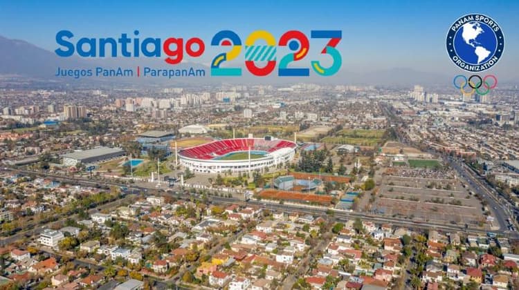 Imagem de divulgação do Pan-Americano de Santiago-2023, que poderá ter a presença dos e-Sports no programa de competições (Crédito: Panam Sports)