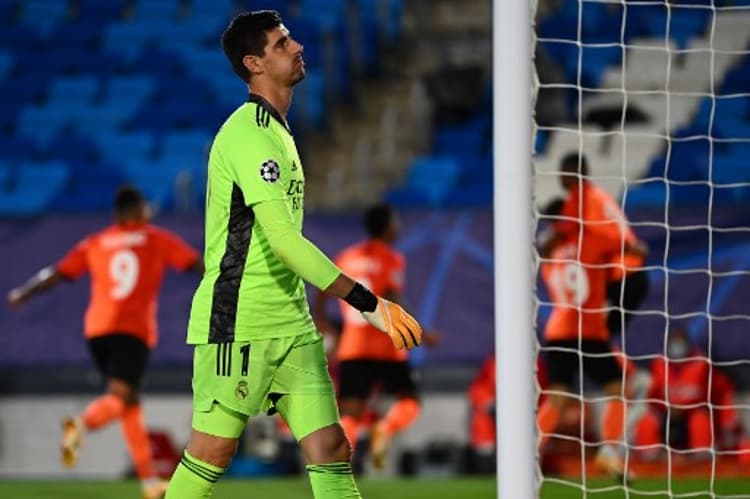 Courtois - Shakhtar x Real Madrid