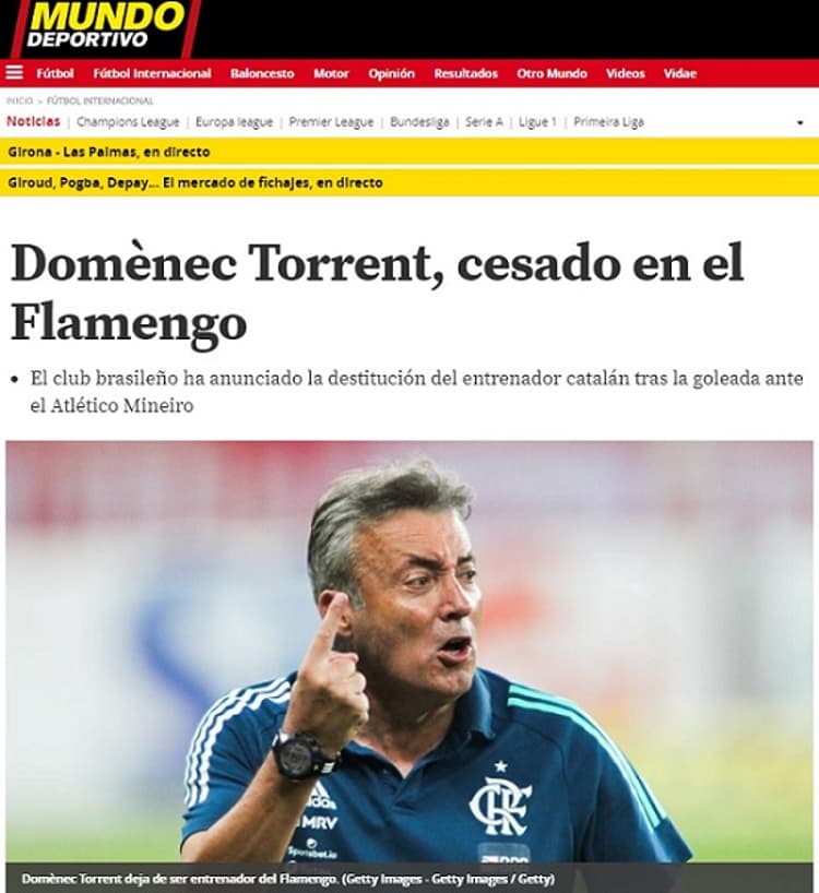 Domènec Torrent - Flamengo