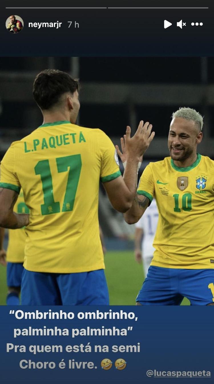 Story Neymar Paquetá