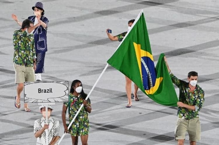 Abertura Tóquio 2020 - Brasil