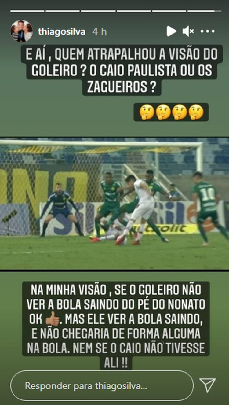 Story Thiago Silva - Fluminense