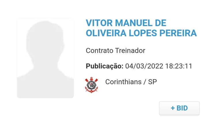 BID Vítor Pereira
