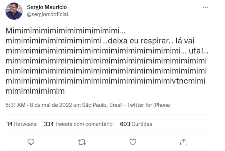 Sérgio Mauricio - Twitter