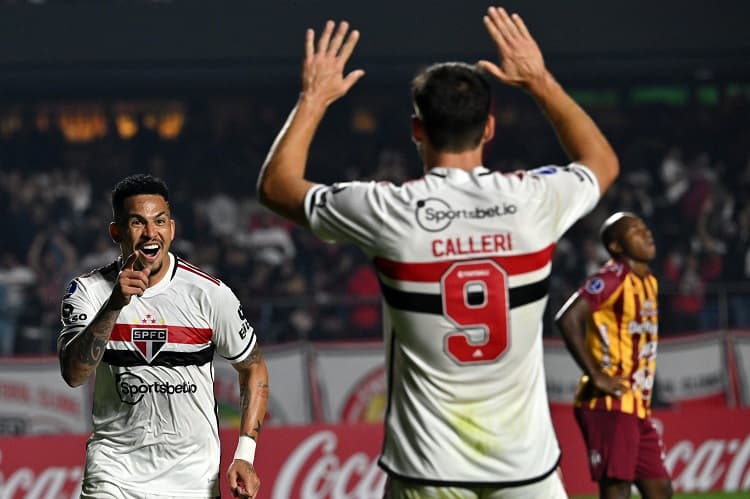 São Paulo x Tolima - Calleri e Luciano, escalação em jogo contra o Vitória