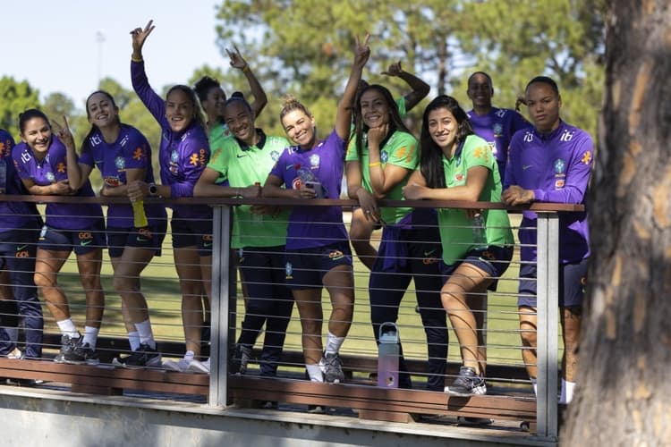 Seleção Brasileira Feminina em preparação para Copa do Mundo