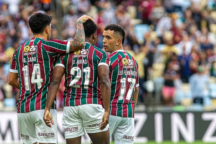 Fluminense x Santos - Cano, Arias e Léo Fernández