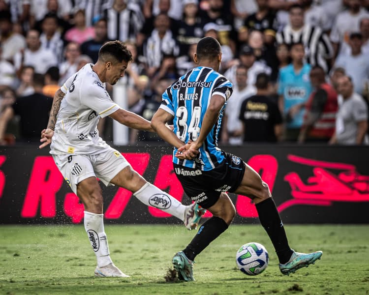 Marcos Leonardo - Santos x Grêmio gol