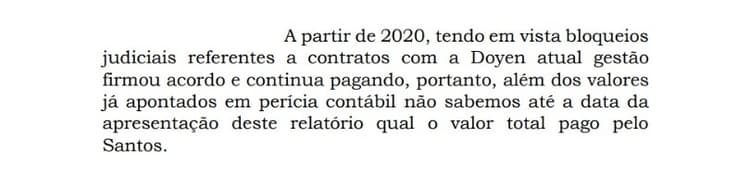 relatório Damião Santos