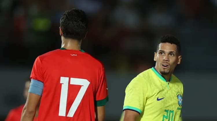 Marrocos x Brasil - Sub-23 - Paulinho