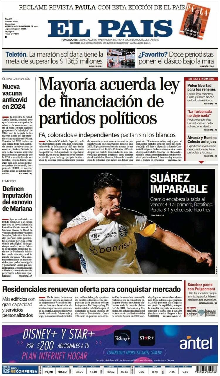 capa &#8211; Luis Suárez