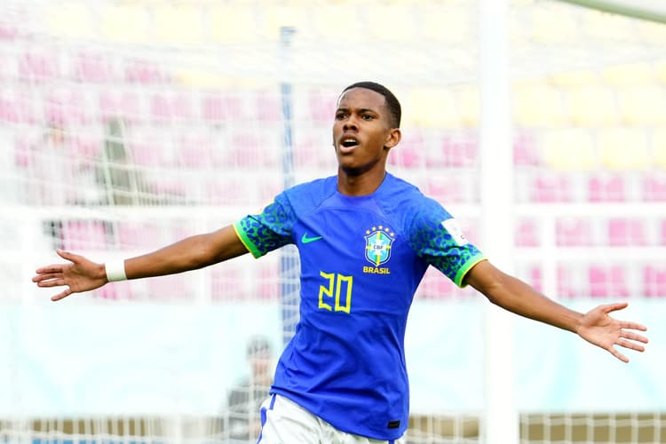 Estevão (Palmeiras), Equador x Brasil, pelas oitavas de final da Copa do Mundo Sub-17