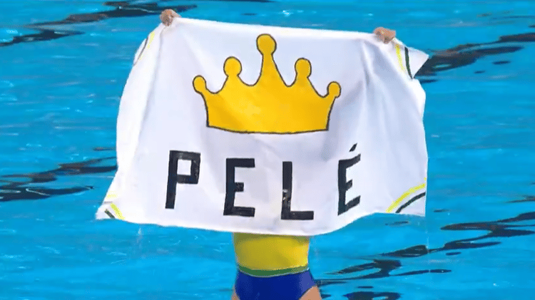 Homenagem Pelé - nado artístico